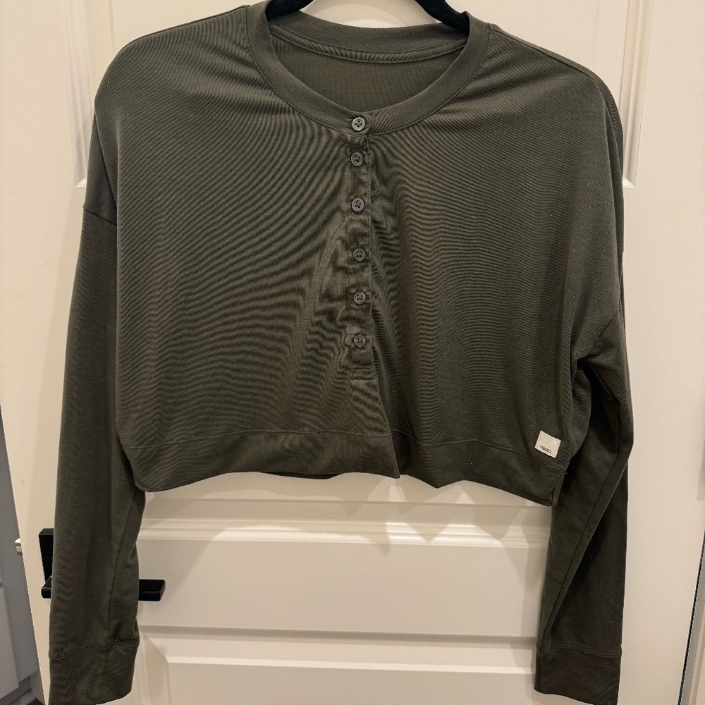 Vuori Avalon Cropped Henley XS